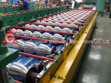 Cold Rolling Glazed Tile Roll Forming Machine / Roofing Sheet Manufacturing Machine