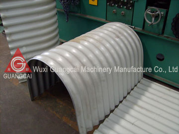 Curving Roof Panel Roll Forming Machine Three Roller Operated Manually Automatically