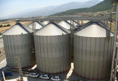 Steel Metal Grain Bin Ventilation Type Selection Temperature Monitoring System