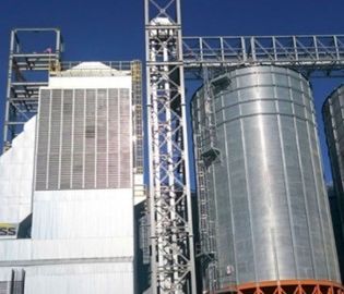 Steel Galvanized Grain Silo For Rice Corn Customization Design Available